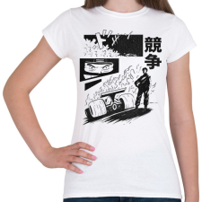 PRINTFASHION Forma 1 anime - Női póló - Fehér női póló