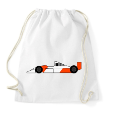 PRINTFASHION Forma 1 car - Sportzsák, Tornazsák - Fehér tornazsák