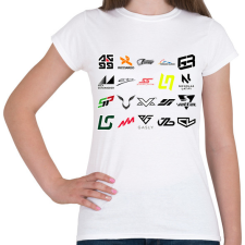 PRINTFASHION Forma 1 - Női póló - Fehér női póló