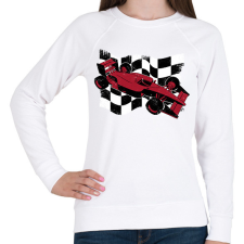 PRINTFASHION Forma 1 - Női pulóver - Fehér női pulóver, kardigán