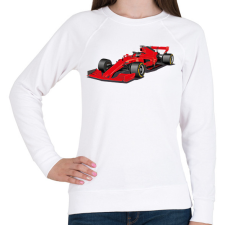 PRINTFASHION Forma 1 - Női pulóver - Fehér női pulóver, kardigán