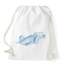 PRINTFASHION Forma 1 - Sportzsák, Tornazsák - Fehér tornazsák