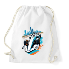 PRINTFASHION Forma 1 - Sportzsák, Tornazsák - Fehér tornazsák