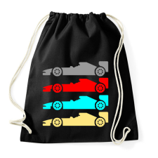 PRINTFASHION forma 1 verseny autók - Sportzsák, Tornazsák - Fekete tornazsák