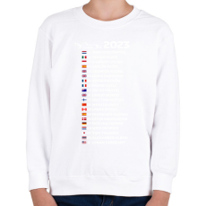 PRINTFASHION Forma 1 Versenyzők - Gyerek pulóver - Fehér