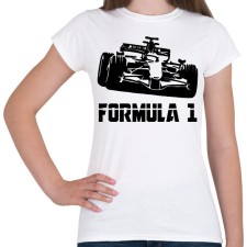 PRINTFASHION Formula 1 - Női póló - Fehér női póló