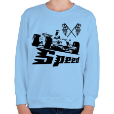 PRINTFASHION Formula One Speed F1 - Gyerek pulóver - Világoskék gyerek pulóver, kardigán