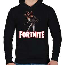 PRINTFASHION Fornite Demogorgon - Férfi kapucnis pulóver - Fekete