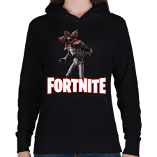 PRINTFASHION Fornite Demogorgon - Női kapucnis pulóver - Fekete női pulóver, kardigán