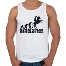 PRINTFASHION Forradalom - Férfi atléta - Fehér atléta, trikó