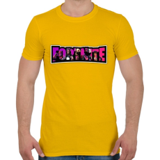PRINTFASHION Fortnite10 - Férfi póló - Sárga