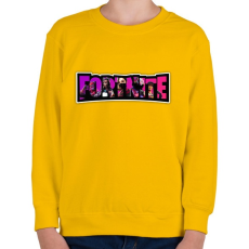 PRINTFASHION Fortnite10 - Gyerek pulóver - Sárga