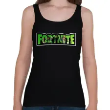 PRINTFASHION Fortnite6 - Női atléta - Fekete női trikó