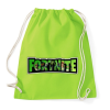 PRINTFASHION Fortnite6 - Sportzsák, Tornazsák - Limezöld