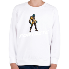 PRINTFASHION Fortnite 01 - Gyerek pulóver - Fehér gyerek pulóver, kardigán