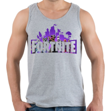 PRINTFASHION Fortnite #1 - Férfi atléta - Sport szürke