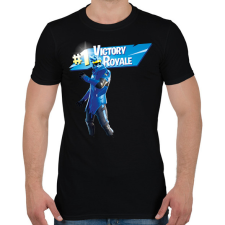 PRINTFASHION Fortnite #1 Vicory Royale Ninja - Férfi póló - Fekete férfi póló
