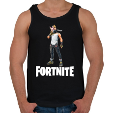 PRINTFASHION Fortnite #4 - Férfi atléta - Fekete