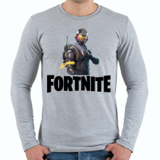 PRINTFASHION Fortnite #6 /Black/ - Férfi hosszú ujjú póló - Sport szürke férfi póló