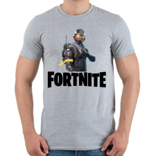 PRINTFASHION Fortnite #6 /Black/ - Férfi póló - Sport szürke férfi póló
