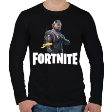 PRINTFASHION Fortnite #6 - Férfi hosszú ujjú póló - Fekete