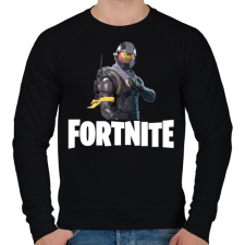 PRINTFASHION Fortnite #6 - Férfi pulóver - Fekete férfi pulóver, kardigán