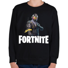 PRINTFASHION Fortnite #6 - Gyerek pulóver - Fekete