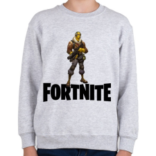 PRINTFASHION Fortnite #7 /Black/ - Gyerek pulóver - Sport szürke gyerek pulóver, kardigán