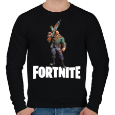 PRINTFASHION Fortnite #8 - Férfi pulóver - Fekete férfi pulóver, kardigán