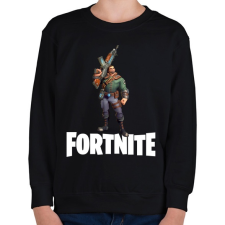 PRINTFASHION Fortnite #8 - Gyerek pulóver - Fekete gyerek pulóver, kardigán