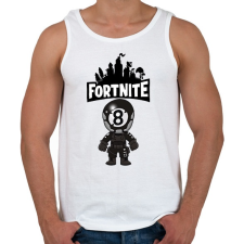 PRINTFASHION Fortnite 8ball skin - Férfi atléta - Fehér atléta, trikó