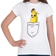 PRINTFASHION Fortnite - Banán skin - Női póló - Fehér női póló