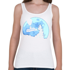 PRINTFASHION Fortnite Battle Bus - Női atléta - Fehér