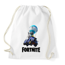 PRINTFASHION Fortnite_Battle_Bus - Sportzsák, Tornazsák - Fehér tornazsák