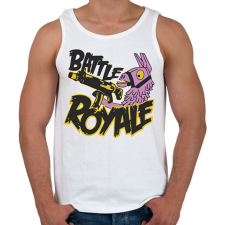 PRINTFASHION Fortnite Battle Royal Llama - Férfi atléta - Fehér atléta, trikó