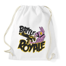 PRINTFASHION Fortnite Battle Royal Llama - Sportzsák, Tornazsák - Fehér tornazsák