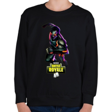 PRINTFASHION Fortnite battle royale art  - Gyerek pulóver - Fekete gyerek pulóver, kardigán