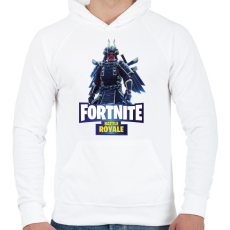 PRINTFASHION Fortnite battle royale shogun - Férfi kapucnis pulóver - Fehér