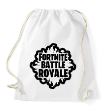 PRINTFASHION Fortnite battle royale - Sportzsák, Tornazsák - Fehér tornazsák