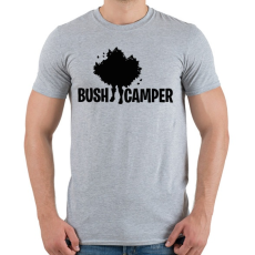 PRINTFASHION Fortnite Bush Camper - Férfi póló - Sport szürke