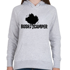 PRINTFASHION Fortnite Bush Camper - Női kapucnis pulóver - Sport szürke