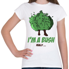 PRINTFASHION Fortnite Bush Tee - Női póló - Fehér