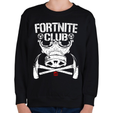 PRINTFASHION Fortnite Club - Gyerek pulóver - Fekete gyerek pulóver, kardigán
