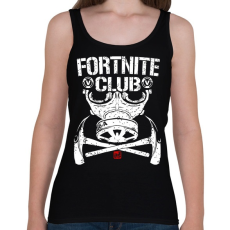 PRINTFASHION Fortnite Club - Női atléta - Fekete