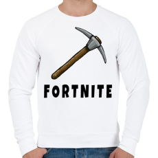 PRINTFASHION Fortnite csákány - Férfi pulóver - Fehér