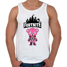 PRINTFASHION Fortnite Cuddle team leader - Férfi atléta - Fehér atléta, trikó