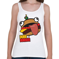 PRINTFASHION Fortnite Durr Burger - Női atléta - Fehér női trikó