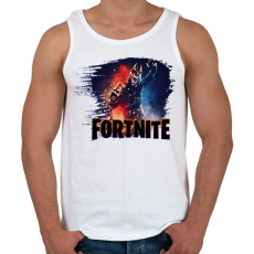 PRINTFASHION Fortnite - Férfi atléta - Fehér