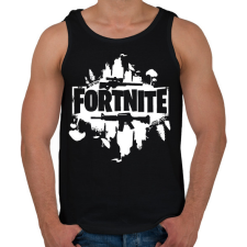 PRINTFASHION fortnite - Férfi atléta - Fekete atléta, trikó