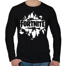 PRINTFASHION fortnite - Férfi hosszú ujjú póló - Fekete férfi póló